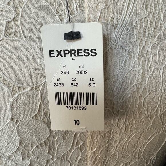 Express HOLIDAY sequin green dress size 10. NWT - Picture 6 of 8